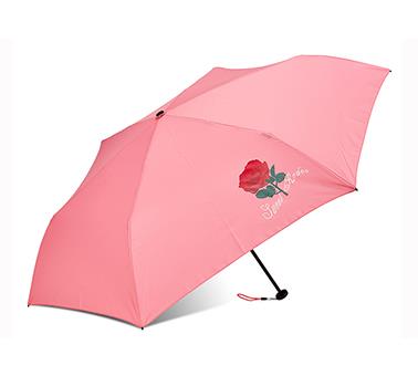 玫瑰印花超輕迷你傘
